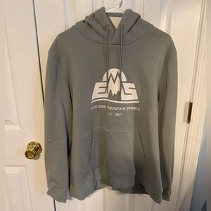 East‎ Mountain Sports Women's Large Cotton Light Green Long Sleeve Hoodie